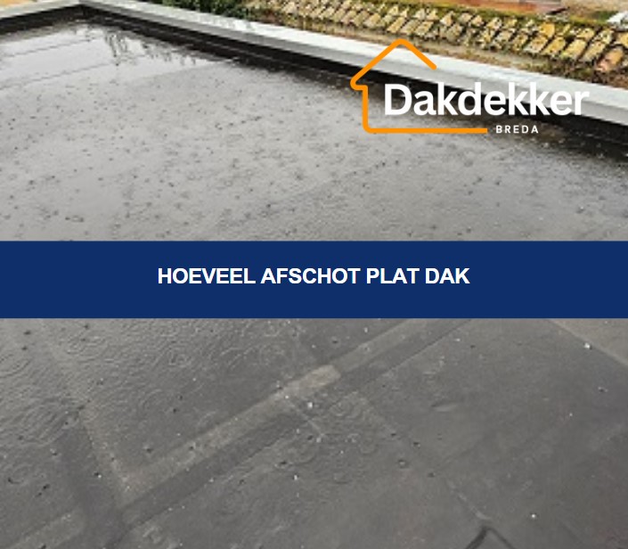 Hoeveel afschot plat dak