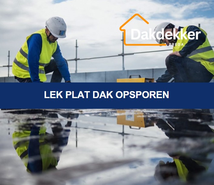 Lek plat dak opsporen
