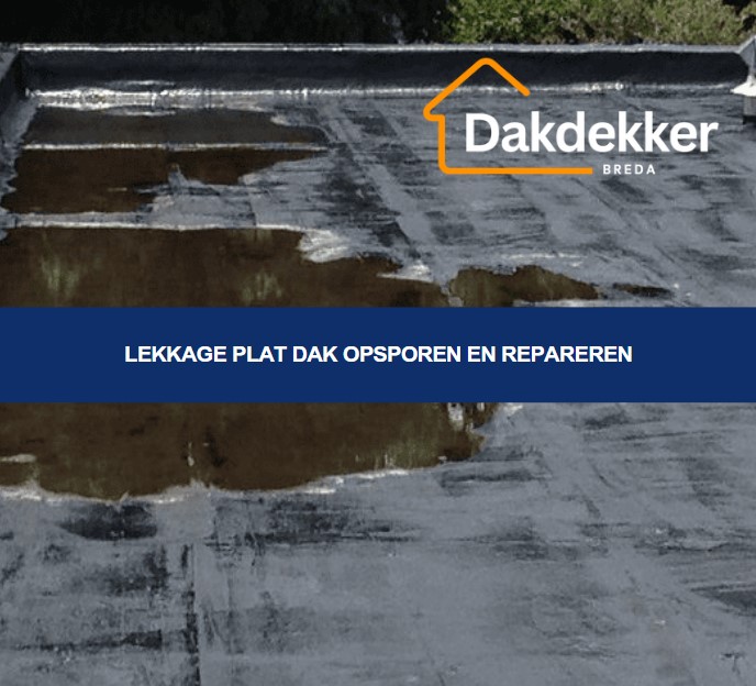 lekkage plat dak opsporen en repareren