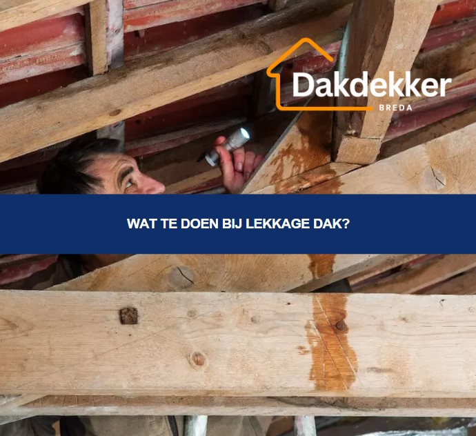 wat te doen bij lekkage dak