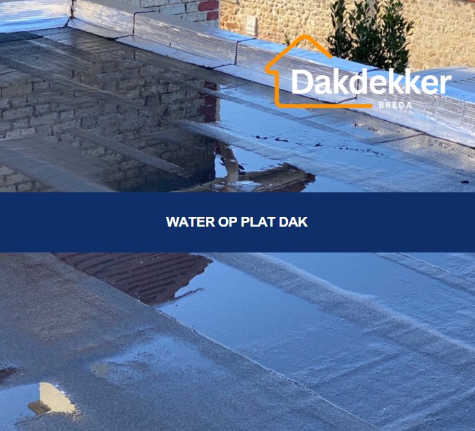 water op plat dak